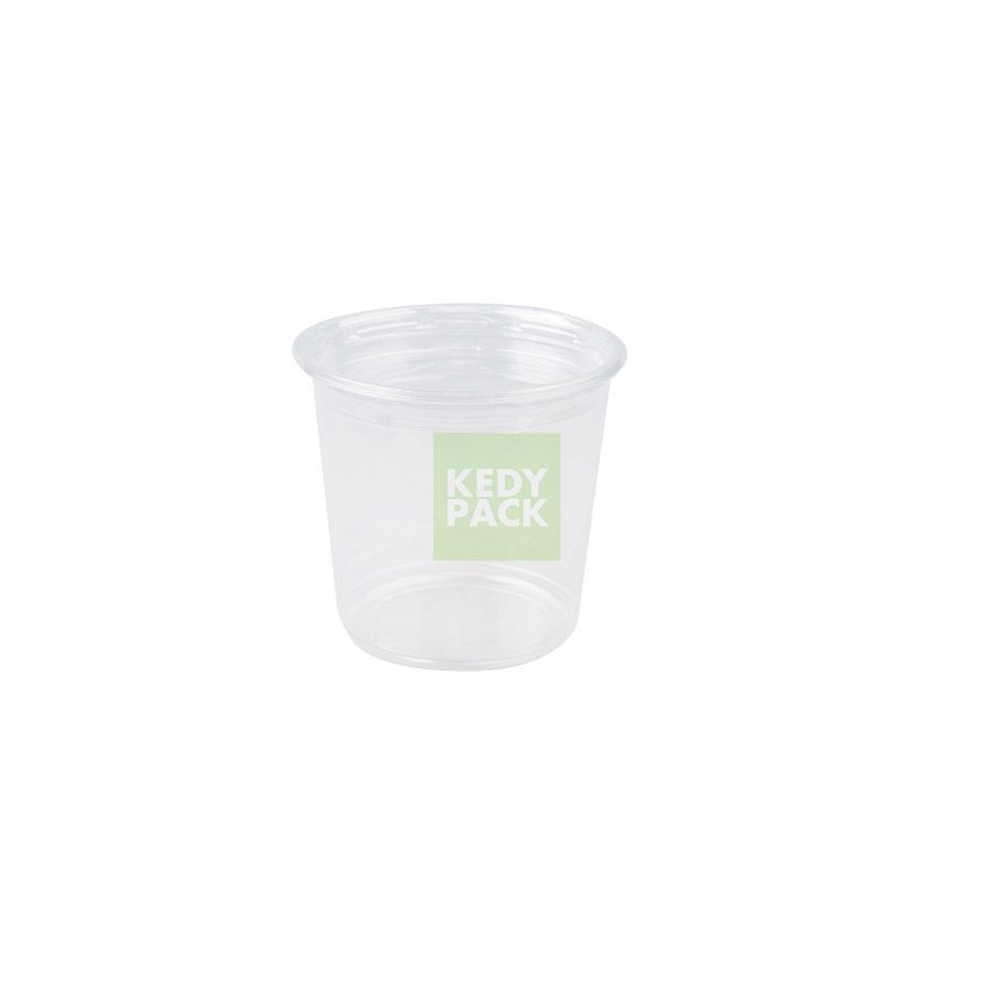 Pot rond Transparent et Couvercle
