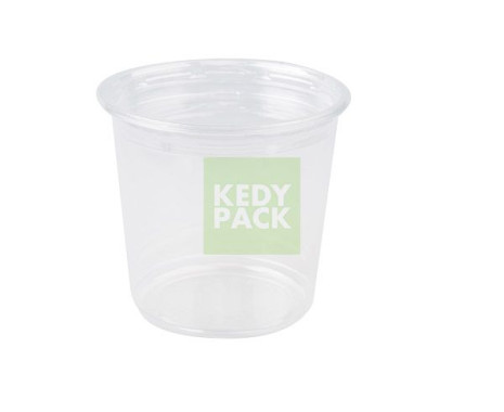 Pot rond Transparent et Couvercle