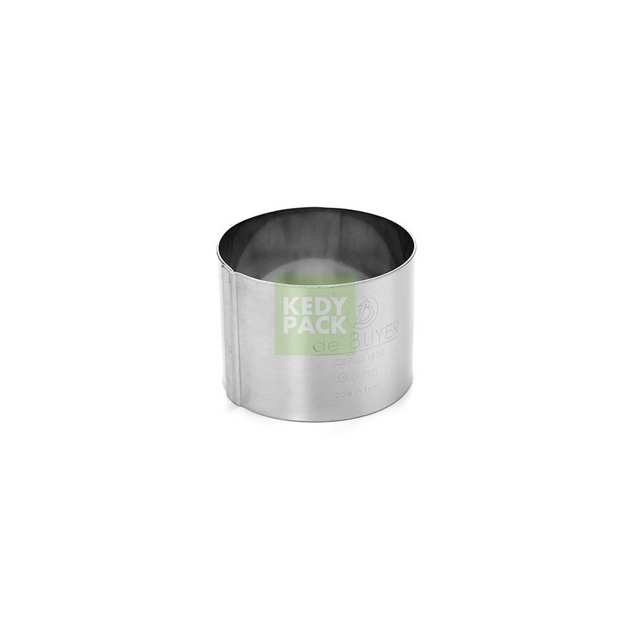 Cercle à pâtisserie rond en inox