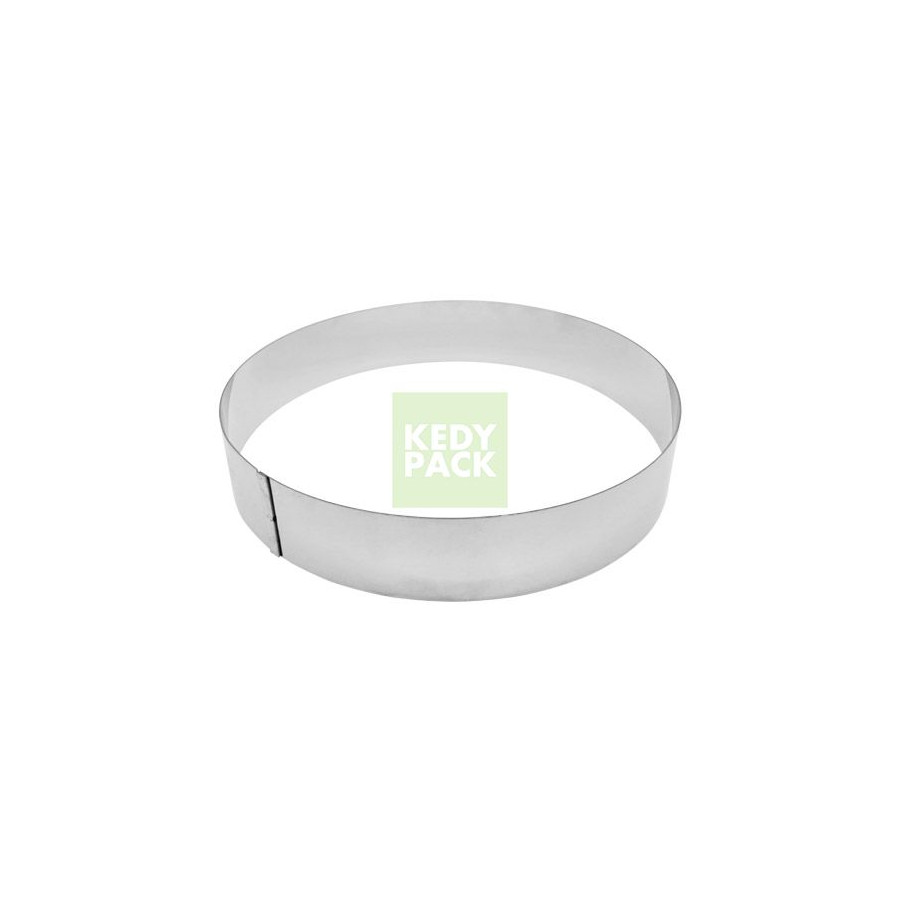 Cercle à pâtisserie rond en inox Cercle à pâtisserie rond en inox