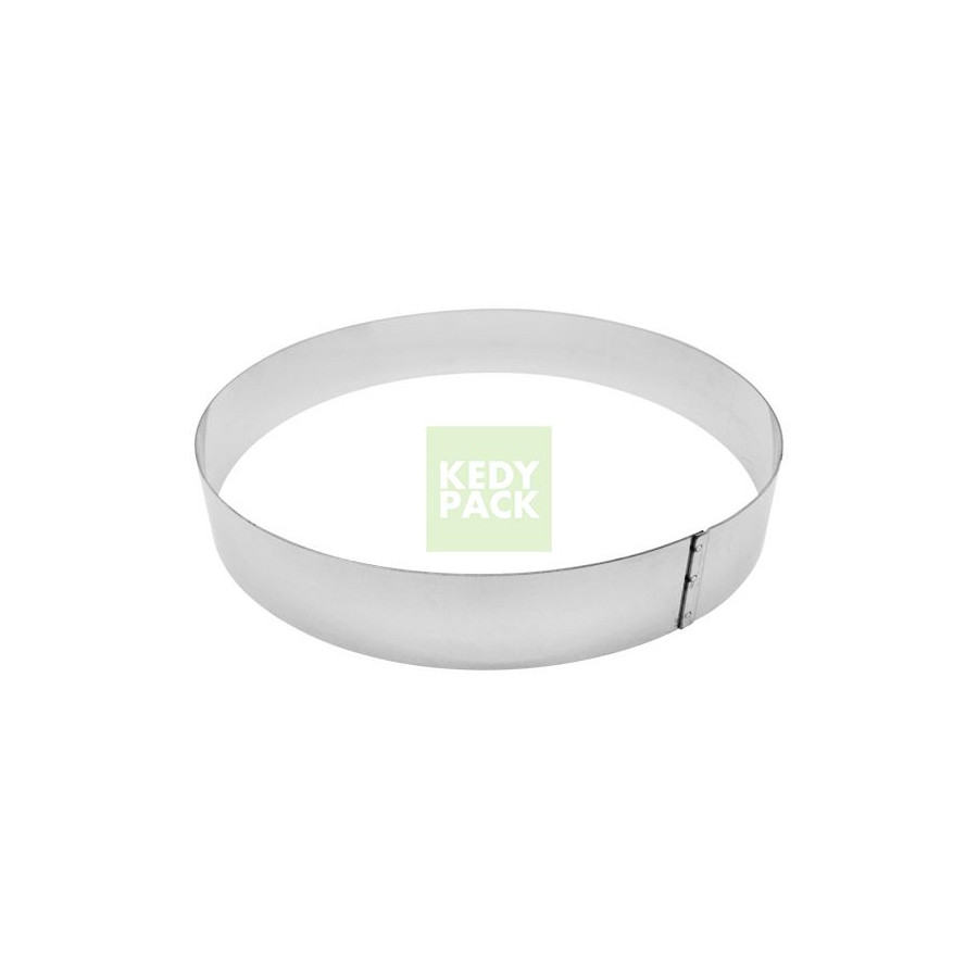 Cercle à pâtisserie rond en inox Cercle à pâtisserie rond en inox