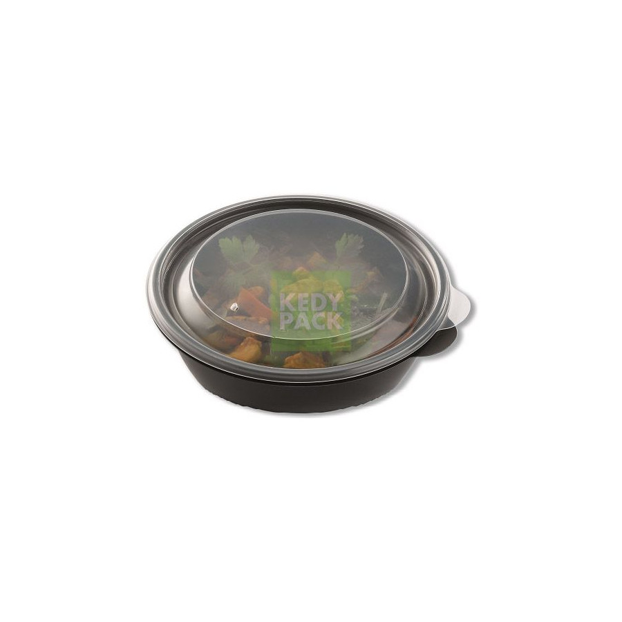 Bol rond noir + couv. pp Bol rond noir + couv. pp