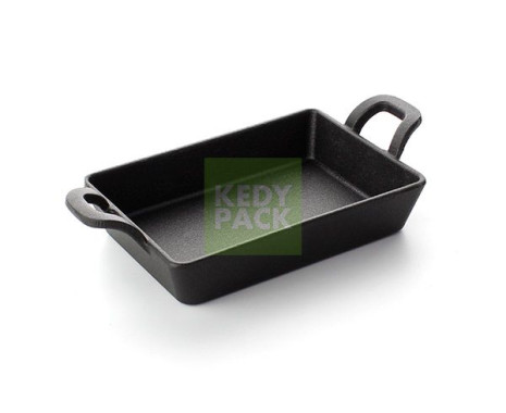 Couvert en fonte et plateau en bois