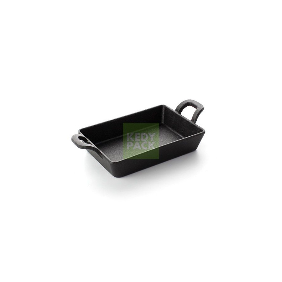 Couvert en fonte et plateau en bois