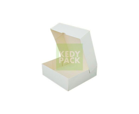 Boîte pâtisserie blanche carton