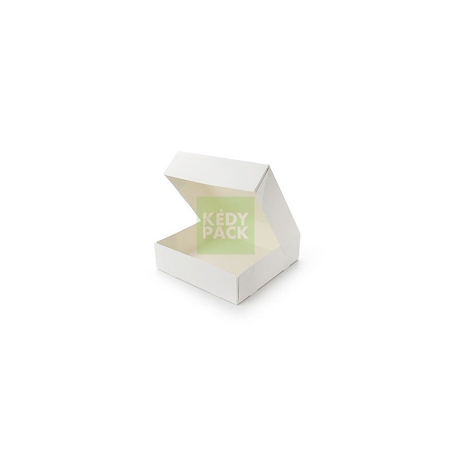 Boîte pâtisserie blanche carton