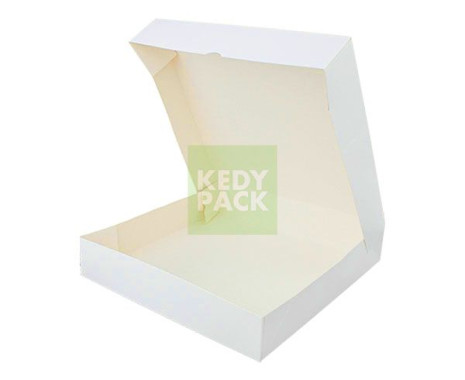 Boîte pâtisserie blanche carton