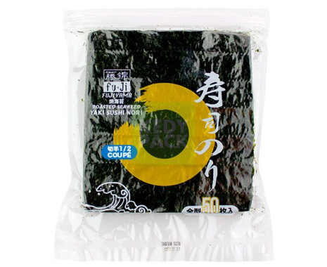 Algue sushi Yaki Nori Cacher COUPÉ