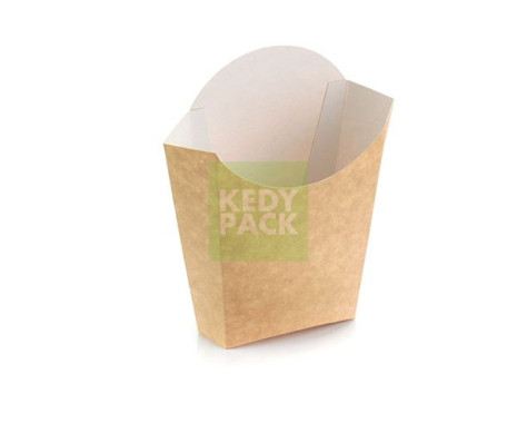 Boite carton kraft pour Frite