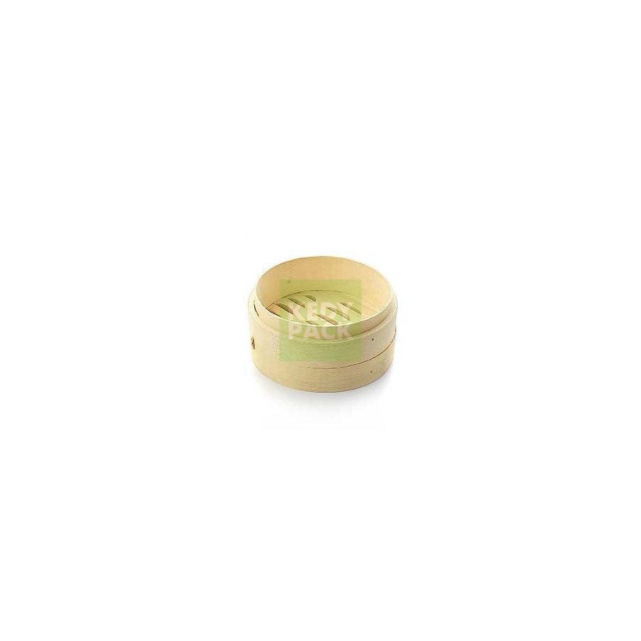 Panier Vapeur et Couvercle en Bambou