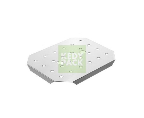 Bac GN Gastronome en Inox 1/2