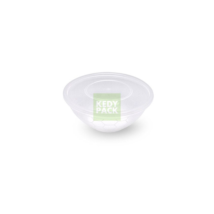 Bol rond BOBUN blanc et Couvercle Bol rond BOBUN blanc et Couvercle