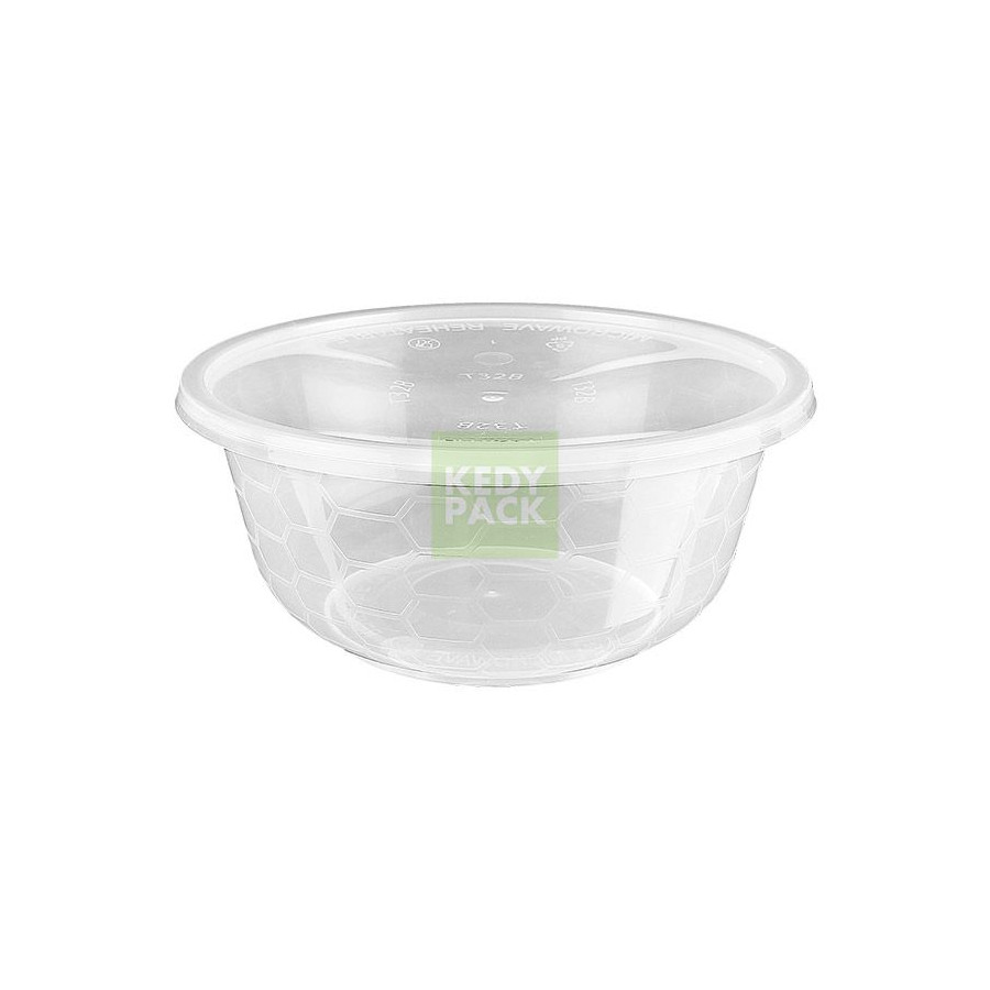 Bol rond BOBUN blanc et Couvercle Bol rond BOBUN blanc et Couvercle