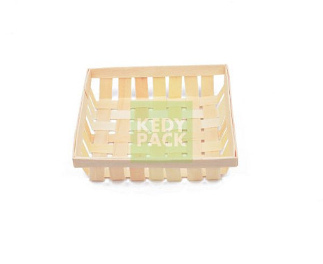 Panier barquette en bois