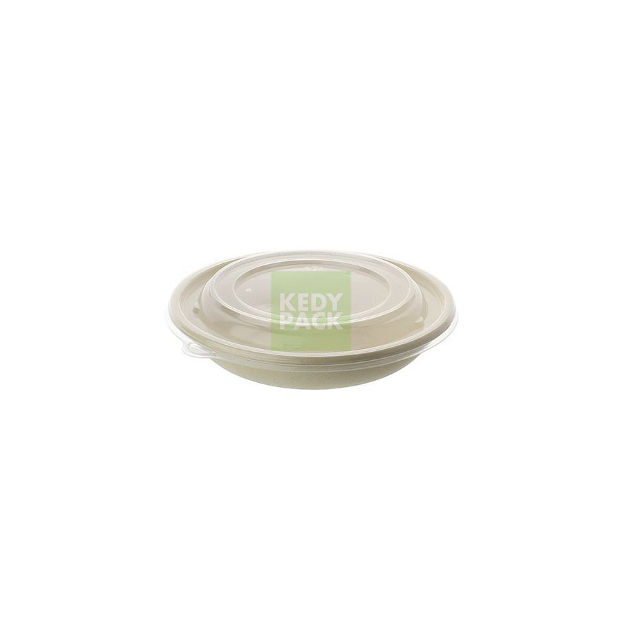 Bol rond pulpe avec couvercle Bol rond pulpe avec couvercle