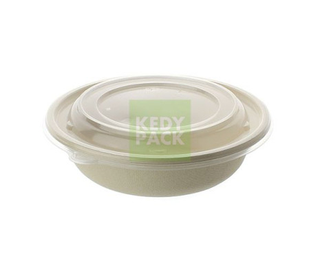 Bol rond pulpe avec couvercle