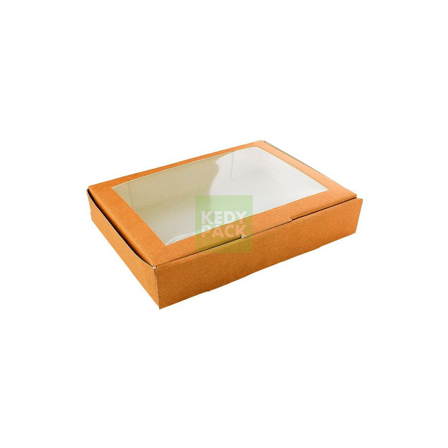 Boîte Kraft en carton avec Fenêtre