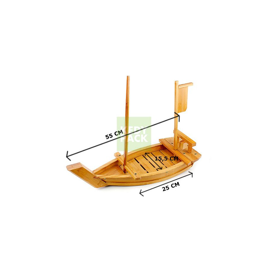 Bateau en Bambou pour Sushi Bateau en Bambou pour Sushi