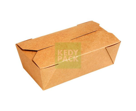 Boîte Bio Pack Kraft en carton