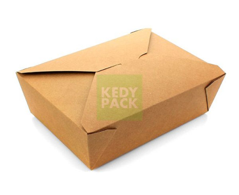 Boîte Bio Pack Kraft en carton