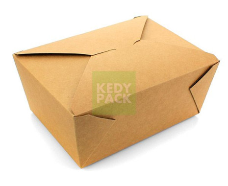 Boîte Bio Pack Kraft en carton