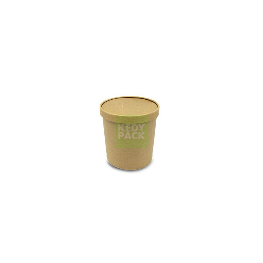 Pot et couvercle Kraft