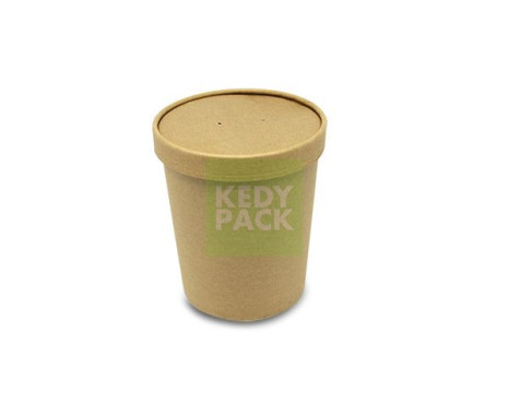 Pot et couvercle Kraft