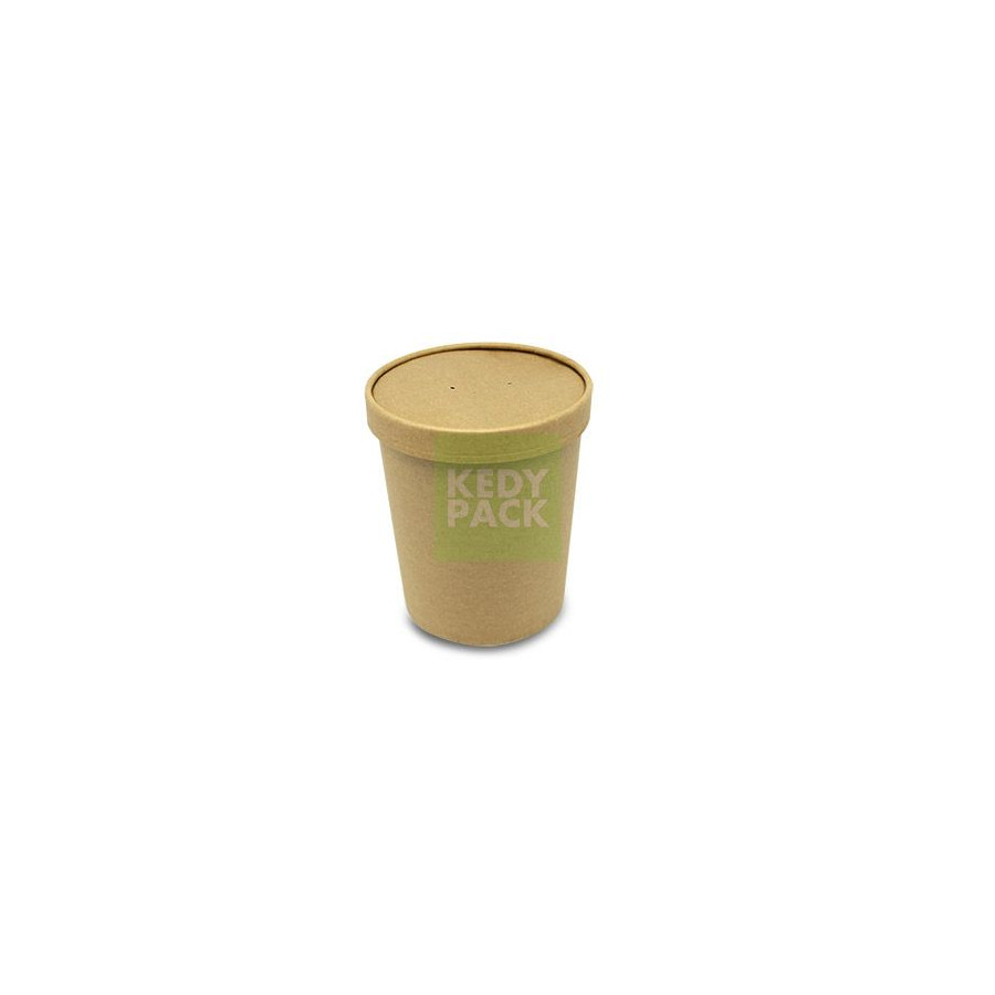 Pot et couvercle Kraft