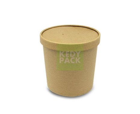 Pot et couvercle Kraft