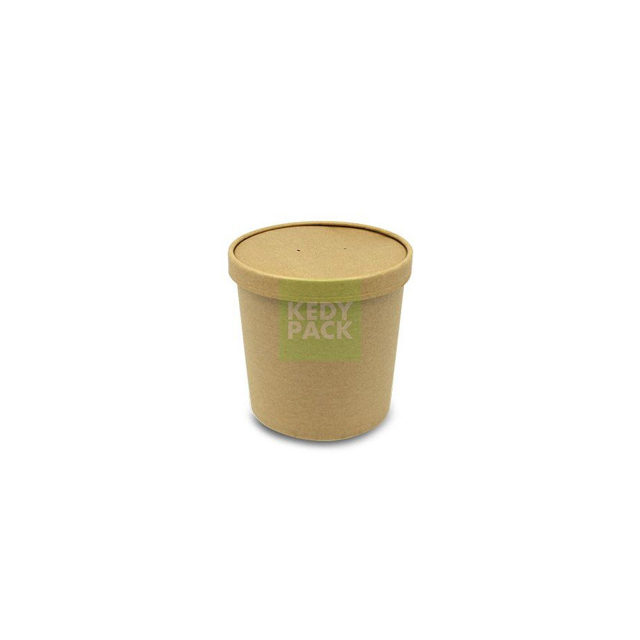 Pot et couvercle Kraft