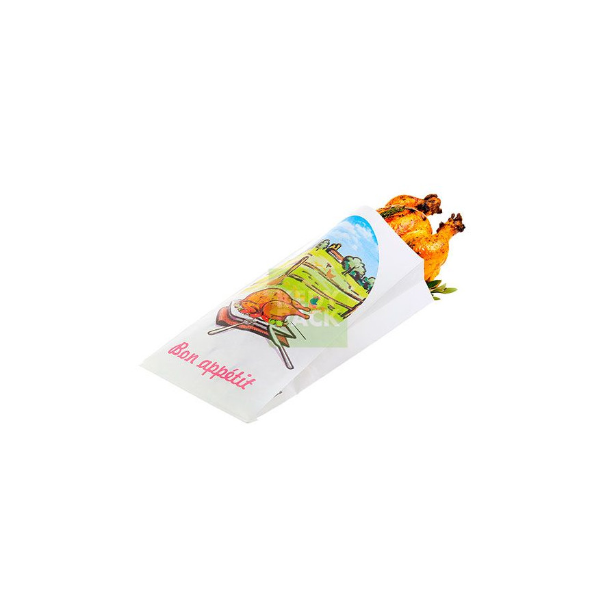 Sac Poulet en papier Ingraissable