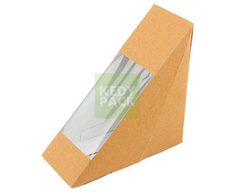 Boîte sandwich triangle Fenêtre