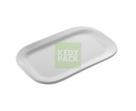 Assiette rectangle avec angles