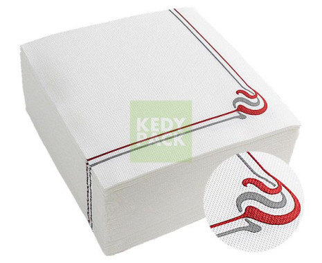 Serviette double point