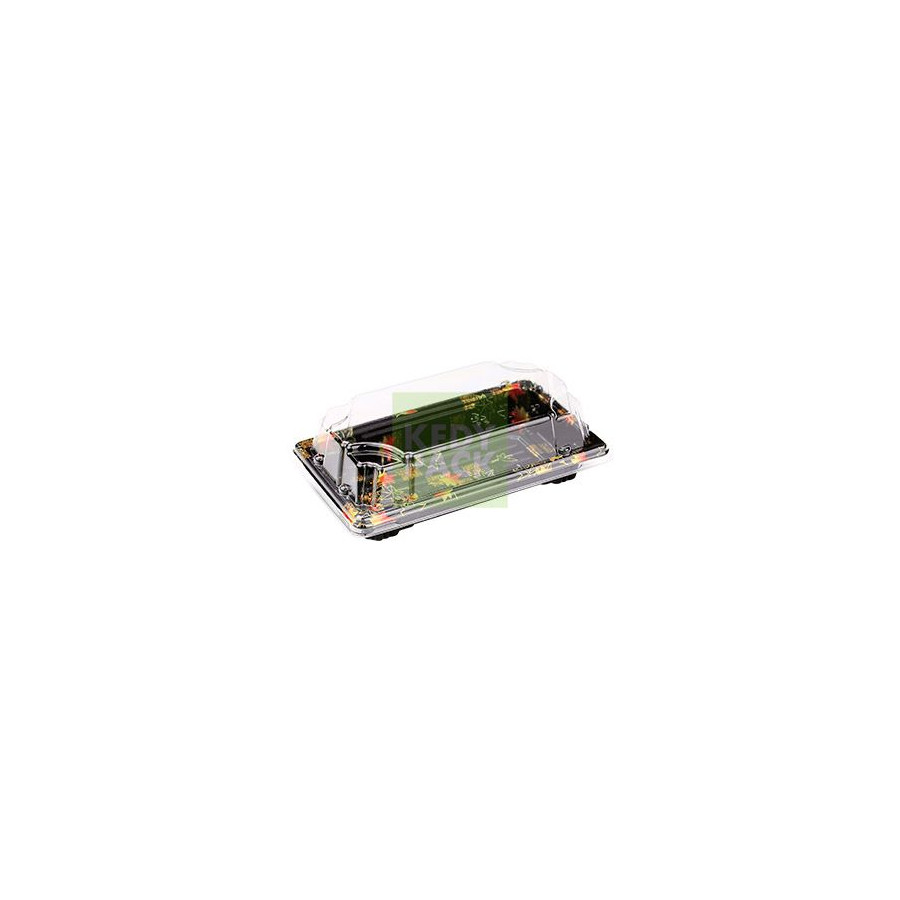 Barquette sushi couleur, couvercle Barquette sushi couleur, couvercle
