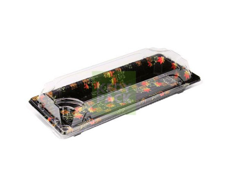 Barquette sushi couleur, couvercle