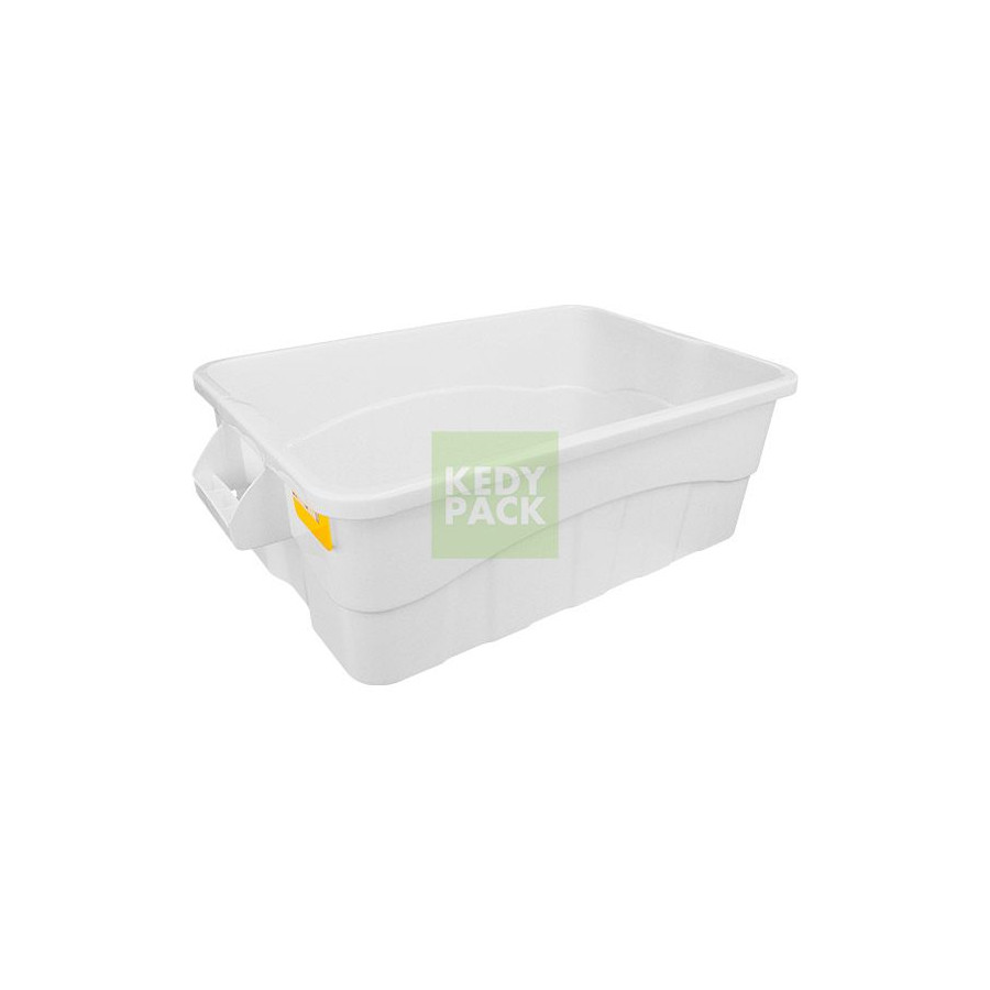 Bac plastique blanc