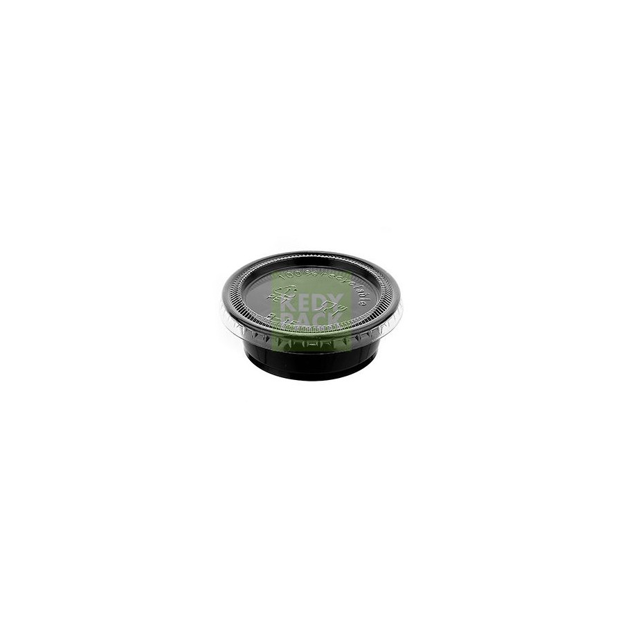 Pot de sauce noir