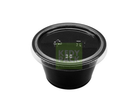 Pot de sauce noir