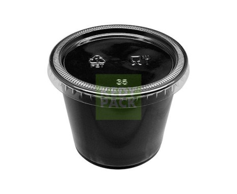 Pot de sauce noir