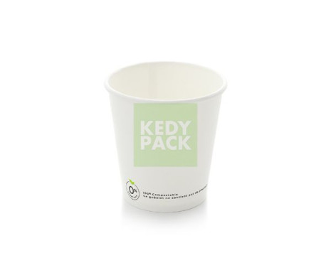 Gobelet Carton Blanc sans Plastic Free