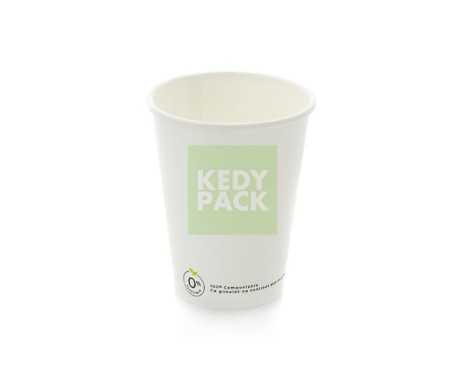 Gobelet Carton Blanc sans Plastic Free