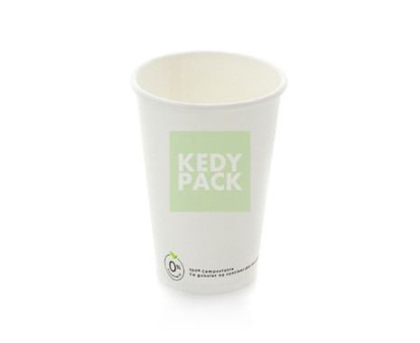 Gobelet Carton Blanc sans Plastic Free