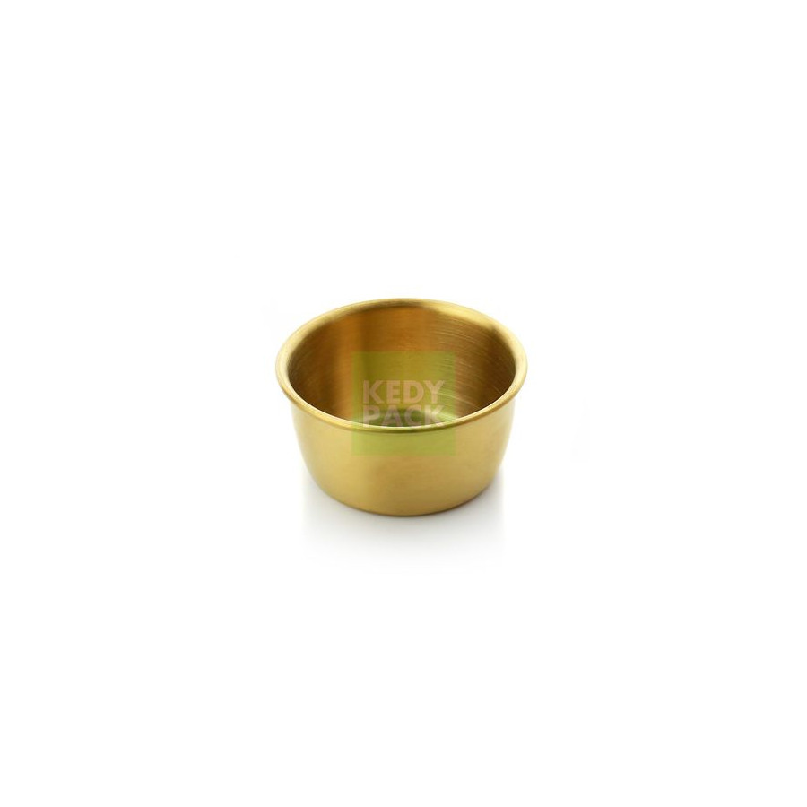 Mini coupelle inox à sauce Dorée