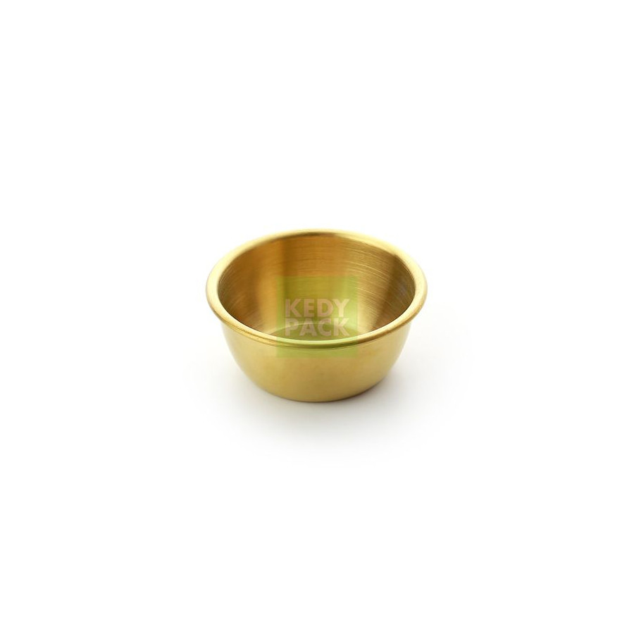 Mini coupelle inox à sauce Dorée