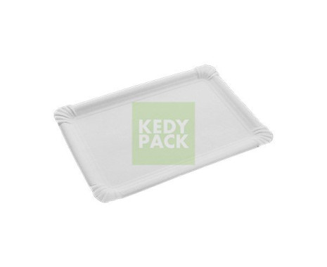 Assiette Plateau Blanche en Carton