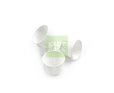 Caissette en papier Blanc