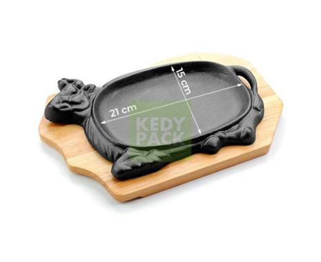 Assiette en Acier pour Pierrade