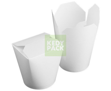Pot à pâtes ou Riz carton blanche