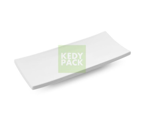Assiette rectangulaire réutilisable